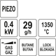 Palnik gazowy Yato YT-36726 (5906083082184) - obraz 6
