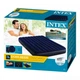 Матрас двухместный надувной с 2 подушками и ручным насосом Intex Classic Downy Airbed 64765 152х203х25 см Blue - изображение 7