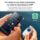 Брелок-локатор Hoco E94 Apple Find My — GPS трекер для ключей, багажа, сумки, до 12 мес на батарее CR2032 Purple - изображение 2