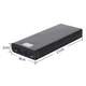 Корпус повербанка DIY C18, 8x18650 (Up To 20000mAh) LED Number Display Type-C, MicroUSB, 2xUSB out 10W, Torchlight, Black - изображение 4