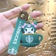 Брелок Куромі Kuromi Starbucks Старбакс фігурка іграшка для ключів, рюкзака, сумки 5.5 см y_p_9 - зображення 4