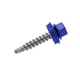 Саморезы кровельные 4,8x35 мм RAL 5005 (синий) 250 шт. Klimas Wkret-Met, шурупы для крыши из металлочерепицы, профнастила - изображение 2