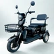 Электроскутер трехколесный EVOBIKE Luna TRIO PRO 60V 20Ah 1200W (2026) с улучшенным аккумулятором и комфортным сиденьем | Чёрный - изображение 2