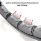 Хула-хуп HMS HHW06 з гравітаційною кулею, лічильником і поясом BR163 Black Plus Size Чорний (5907695558173) - зображення 8