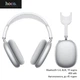Беспроводные наушники Hoco W65 (Bluetooth 5.4, AUX, TF-карта, 400 мАч, автономность до 45 часов) - Серебряный - изображение 1