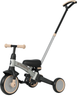 Rowerek biegowy Qplay Stager 3 w 1 z uchwytem Srebrny (T80STAGERSilver) - obraz 1