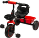 Rower 3-kołowy Caretero Loco Czerwony TOYZ-0350 (5908310391298) - obraz 1