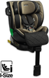 Fotelik samochodowy Caretero Turox I-Size Isofix od 40 do 150 cm Khaki TERO-1983 (5908310396880) - obraz 3