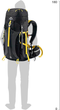Трекінговий рюкзак Naturehike 55 л Чорний NH16Y020-Q (6927595787915) - зображення 2