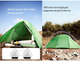 Ультралегкий двомісний намет Naturehike Cloud Up Base 2 Зелений CNK2450WS032 (6927595798720) - зображення 20