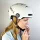 Kask rowerowy Livall L23 L 58-62 cm Białe/Kość Słoniowa (LIV-000L23-4310) - obraz 9