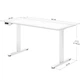 Стіл Mealux PowerDesk Duo White з електрорегулюванням висоти (арт. EVO-242 Duo W/W) - изображение 4