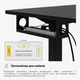 Стіл Mealux PowerDesk Duo Black з електрорегулюванням висоти (арт. EVO-242 Duo B/B) - изображение 10