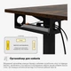 Стіл Mealux PowerDesk Lite Antique з електрорегулюванням висоти (арт. EVO-201 Lite Antique/B) - изображение 13