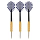 Дротики для игры в дартс каплевидные Baili BL-3118 18гр 3шт Blue - изображение 1