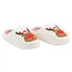 Тапочки домашние Ardesto Christmas размер 40/41 полиэстер резиновая подошва White (ART2540DW) - изображение 1