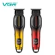 Триммер для стрижки VGR V-226 Золотистый 9000 RPM с LED-дисплеем 3 насадки - изображение 3