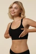 Комплект Sport Fit топ + трусики для вагітних і годуючих Znana Mama чорний XL - изображение 3