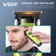 Триммер VGR V-880T Green с внешним роторным мотором External Rotor Motor и лезвием MIM Blade - изображение 5