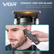 Триммер VGR V-880T Black с внешним роторным мотором External Rotor Motor и лезвием MIM Blade - изображение 6