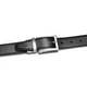 Мужской ремень Semi Line Black/Brown (P8231-0 XL) кожаный двусторонний с поворотной пряжкой - изображение 2