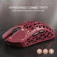 Ігрова карбонова мишка Attack shark r5 Ultra Red - изображение 4