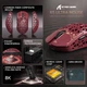 Ігрова карбонова мишка Attack shark r5 Ultra Red - изображение 3