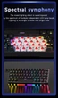 Клавиатура AJAZZ NK61 Черный Цвет Игровая Механическая, Мини 60% Формат, с Ремешком HOT SWAP. 17 Режимов Подсветки. Red Switch - изображение 9