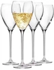 Набір келихів для вина Krosno Perla Elegance 280 мл х 4 шт (5900345911694) - зображення 2