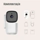 Умная WiFi IP камера для дома видеонаблюдения Noxon Smart Camera 360 охрана для вашего дома и квартиры без слепых зон с двусторонн - изображение 5