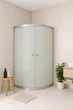 Душевая кабина без поддона Shower SHOWART TITAN 80х80х180 см матовое стекло раздвижные двери (C15365) - изображение 2