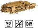 Картонный конструктор Cartonic 3D Puzzle Train 78 элементов (CARTTRAIN) - изображение 6