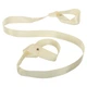 Ремінь-стяжка для перенесення килимка BLOOM YOGA STRAP LB7080 (поліестер, розмір 180х3,7х0,1см, білий) - изображение 1