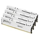 Модуль пам'яті для комп'ютера DDR5 128GB (4x32GB) 5600 MHz FURY Beast White Kingston Fury (ex. - зображення 2