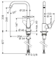 Bateria kuchenna Hansgrohe Focus 31820000 - obraz 3