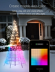 Świecące drzewko LED Smart Twinkly Light tree RGBW 300 Gen II IP44 2 m (TWP300SPP-BEU) - obraz 4