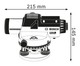Оптический нивелир Bosch GOL 26 D + штатив BT 160 + линейка GR 500 (0601068002) - изображение 3
