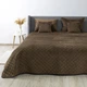 Покривало ТЕП "VELOUR" Коричневе/Ромб круглий, 220x240 - изображение 6