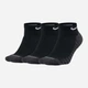 Набор мужских носков коротких Nike U Nk Evry Max Cush Ankle 3Pr SX5549-010 46-50 3 пары Черный (091206422925) - изображение 1