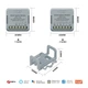 Zigbee реле Moes ZM-104-M Tuya Smart Switch 10 А - зображення 2