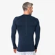 Термофутболка з довгими рукавами Keepdry для дорослих темно-синя - 2XL. - изображение 4