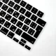 Силіконова накладка xVibe на клавіатуру MacBook New Pro 16.2" 2021-2026 Українскі літери EU Black - изображение 4
