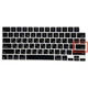 Силіконова накладка xVibe на клавіатуру MacBook New Air 13.6 2022-2026 Українскі літери US Black - изображение 2