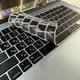 Силіконова накладка xVibe на клавіатуру MacBook New Air 13.6 2022-2026 Українскі літери US Black - изображение 9