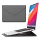 Чохол - конверт xVibe Leather PU sleeve stand для MacBook ноутбука планшета 13"-14.2" Gray - изображение 2