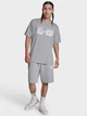 Футболка хлопковая длинная мужская Converse CVM5T163-M6X L Серая (0198820256360) - изображение 3