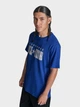 Футболка хлопковая длинная мужская Converse CVM5T163-NVY 2XL Синяя (0198820256469) - изображение 4