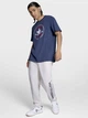 Футболка хлопковая длинная мужская Converse CVM5T459-NVY M Синяя (0198820255776) - изображение 4