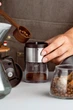Портативна електрична кавомолка Coffee Grinder HD-988 7.4V/25W акумуляторна зі сталевими жорнами Сріблястий - зображення 4