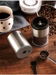 Портативна електрична кавомолка Coffee Grinder HD-988 7.4V/25W акумуляторна зі сталевими жорнами Сріблястий - зображення 12